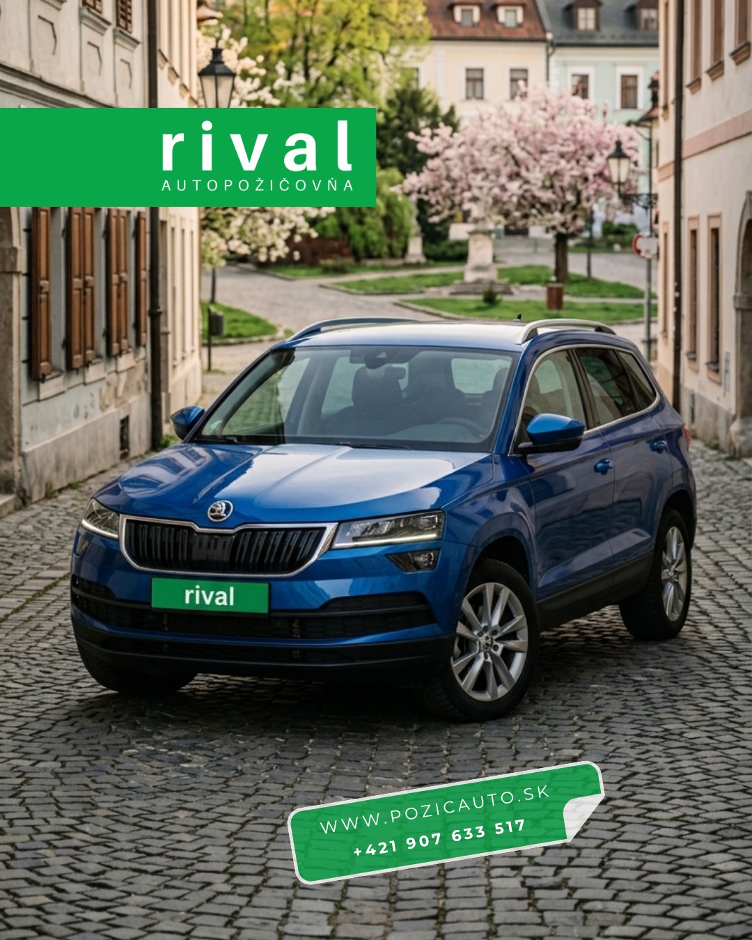 💚 Rival autopožičovňa.
🚗 Kvalita, ktorú cítiš hneď pri nastúpení.
🤝 Férový príst